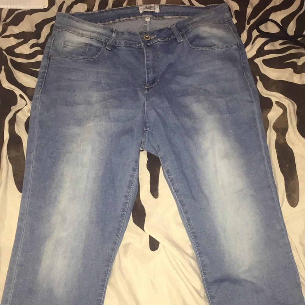 Light blue jeans